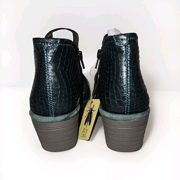 New! Fly London Yamy YAMY266FLY Womens Green Suede Ankle & Booties Boots 36 $110 - Picture 4 of 15